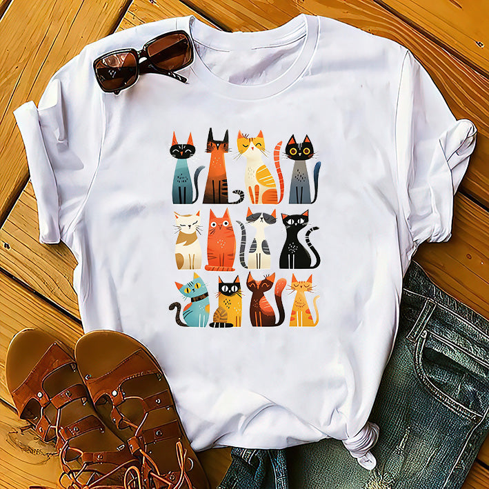 Тениска с котки